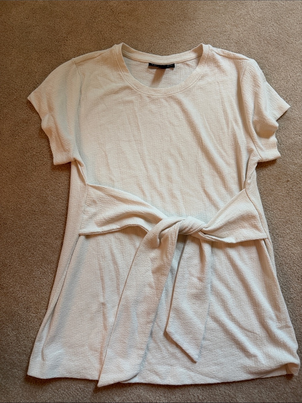 Soft White Maternity Shirt